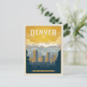 Carte Postale Denver, Colorado | Nous avons déménagé ! (Debout devant)