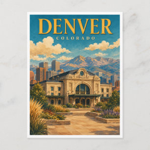 Carte Postale Denver Colorado Union Station GeoSaga