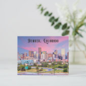 Carte postale Denver Colorado Voyage (Debout devant)