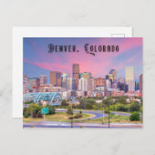 Carte postale Denver Colorado Voyage (Devant / Derrière)