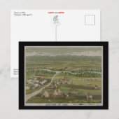 Carte Postale Denver en 1859 (Devant / Derrière)