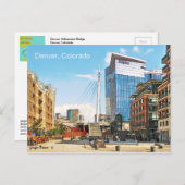 Carte Postale Denver Millennium Bridge, Denver, Colorado (Devant / Derrière)