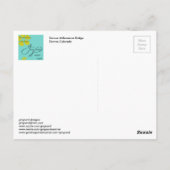 Carte Postale Denver Millennium Bridge, Denver, Colorado (Dos)