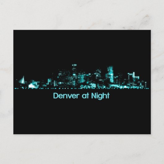 Carte Postale Denver Skyline (Devant)