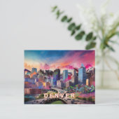 Carte Postale Denver The Mile High City (Debout devant)