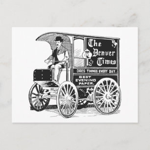 Carte postale "Denver Times Advertisement"