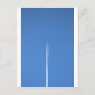 Carte Postale Départ dans un avion à réaction