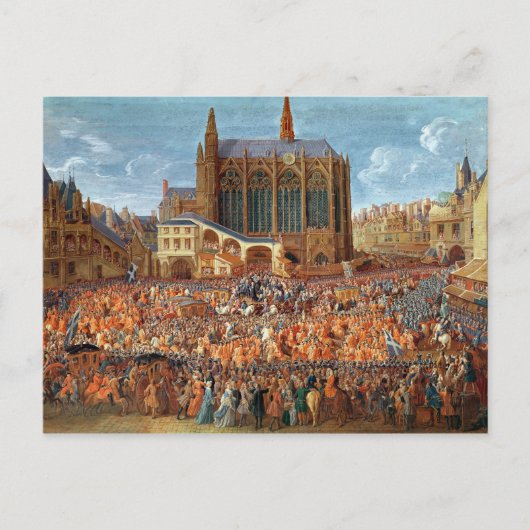 Carte Postale Départ de Louis XV (Devant)