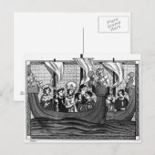 Carte Postale Départ de Saint-Louis pour la croisade (Devant / Derrière)