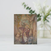 Carte Postale Départ de St. Elisabeth du Château de Wartburg (Debout devant)