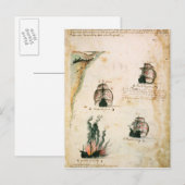 Carte Postale Départ de Vasco da Gama (Devant / Derrière)