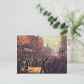 Carte Postale Départ pour la guerre (Debout devant)