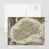 Carte Postale Département De La Saône (Devant / Derrière)