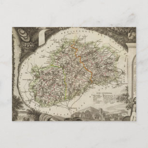 Carte Postale Département De La Saône