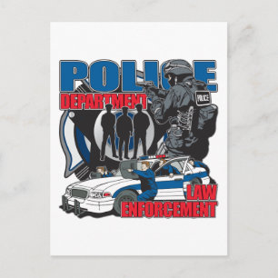 Carte Postale Département de police