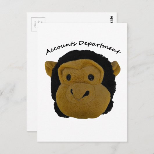Carte Postale Département des comptes M. Trouble Funky and Funny (Devant / Derrière)