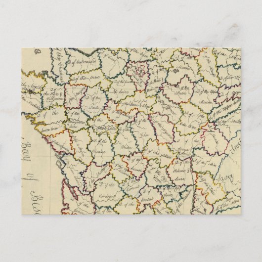 Carte Postale Département France (Devant)