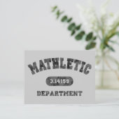 Carte Postale Département mathlétique (Debout devant)