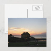 Carte Postale Dépassateur de coucher de soleil (Devant / Derrière)