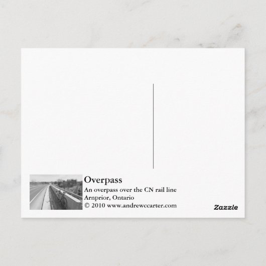 Carte Postale Dépassement (Dos)