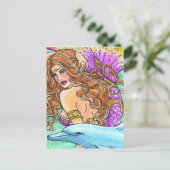 Carte Postale Dépassement par (Debout devant)