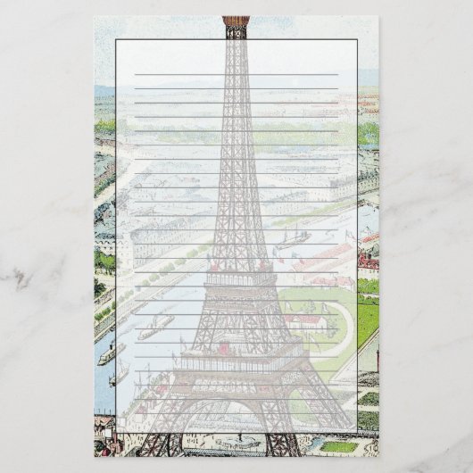 Carte postale dépeignant Tour Eiffel (Devant)