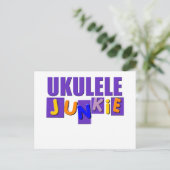 Carte Postale Dépendant de l'ukulélé (Debout devant)