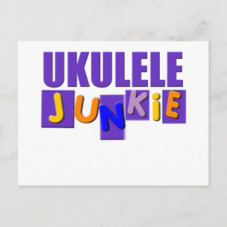 Carte Postale Dépendant de l'ukulélé