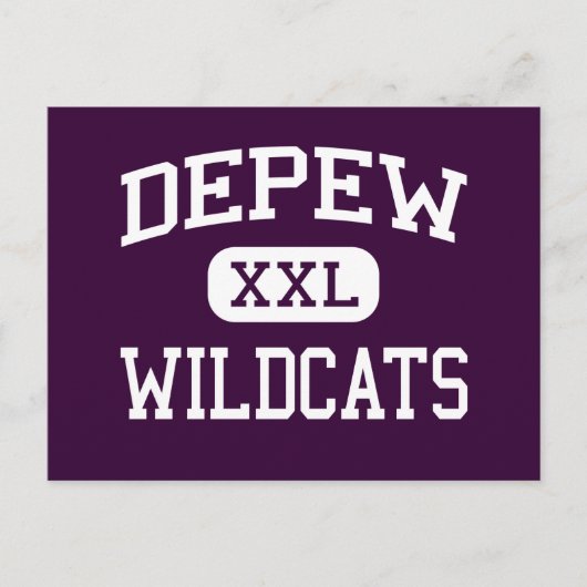 Carte Postale Depew - Wildcats - Lycée - Depew New York (Devant)