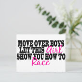 Carte Postale Déplace Les Garçons..... (Debout devant)