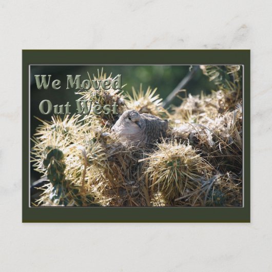 Carte postale Déplacée vers l'ouest (Devant)