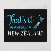 CARTE POSTALE DÉPLACEMENT EN NOUVELLE-ZÉLANDE KIWI PAUA POSTCARD (Devant)