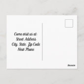 Carte Postale Déplacement Enfant Et Papillon (Dos)