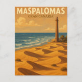 Carte Postale Déplacements des dunes de Maspalomas Gran Canaria (Devant)