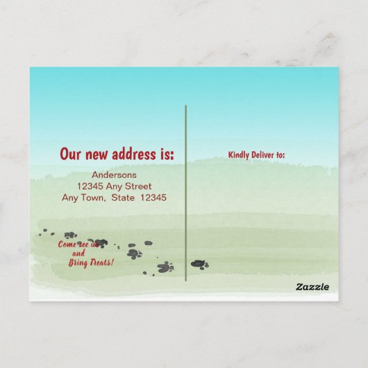 Carte Postale Déplacer de mignons jouets de chien Cavapoo Notre  (Dos)