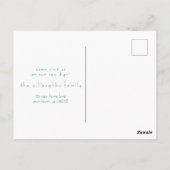 Carte Postale Déplacer de nouvelles racines Déplacer Faire-part (Dos)