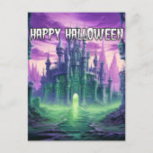 Carte Postale Déplaisant Haunted Mansion | Bonne Halloween (Devant)