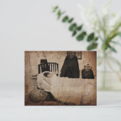 Carte postale Déplaisant vintage Boogeyman (Debout devant)