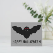 Carte postale déplaisante Halloween Vampire Bat (Debout devant)