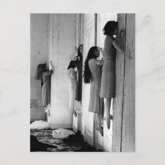 Carte postale Déplaisante vintage pour femmes (Devant)