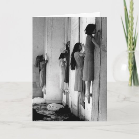 Carte postale Déplaisante vintage pour femmes (Devant)