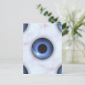 Carte Postale déplaisants yeux bleus (Debout devant)