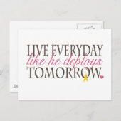 Carte Postale déploiement (Devant / Derrière)