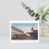 Carte Postale Dépôt de chemin de fer électrique du Nord (Debout devant)