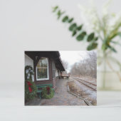 Carte postale Dépôt de Noël CNW (Debout devant)