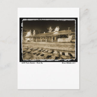 Carte Postale Dépôt de passagers L&N