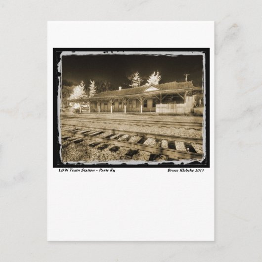 Carte Postale Dépôt de passagers L&N (Devant)