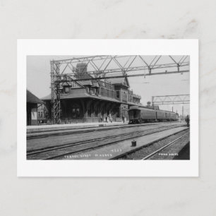 Carte Postale Dépôt de tunnel, Port Huron, Michigan - Louis Pesh