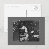 Carte Postale Dépôt d'hommes, années 1930 (Devant / Derrière)