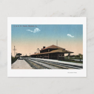 Carte Postale Dépôt ferroviaire C et NW